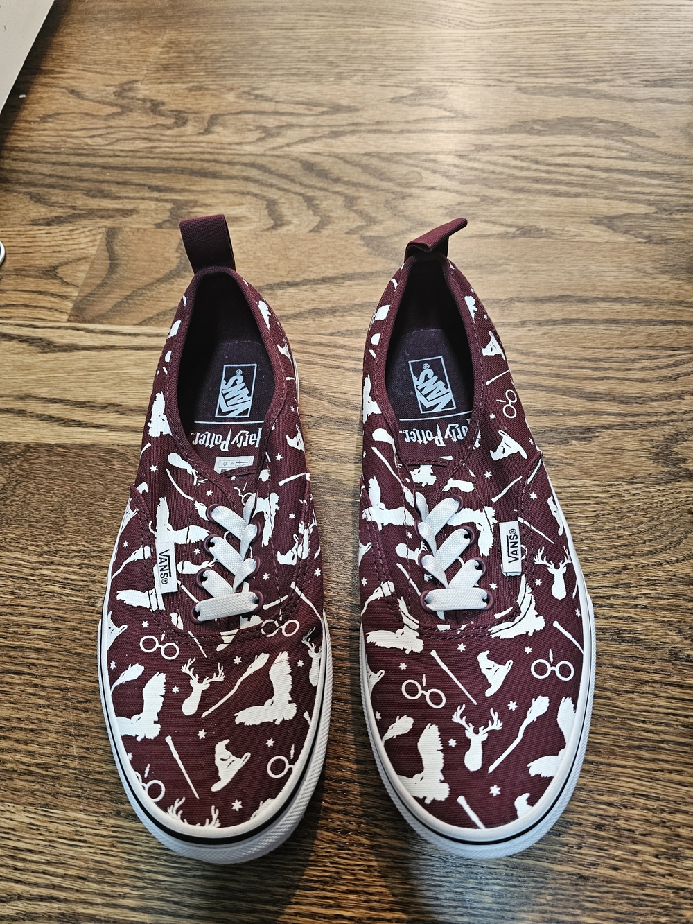Vans x Harry Potter Maroon Patterned Sneakers